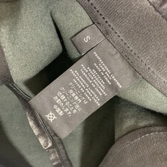 J Brand - Edita Lamb Leather Style L8007 Stretch Waist Leggings Size Small - Picture 15 of 16